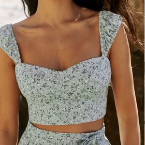 NWOT Reformation Linen Clyde Top